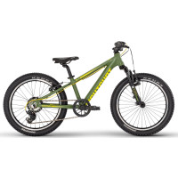 Puky X-Coady 20“ FS - rower dla dziecka (5+ lat / 117–133 cm), lekki rower górski MTB z amortyzacją, 7–biegowa przerzutka, koła 20 cali • Green