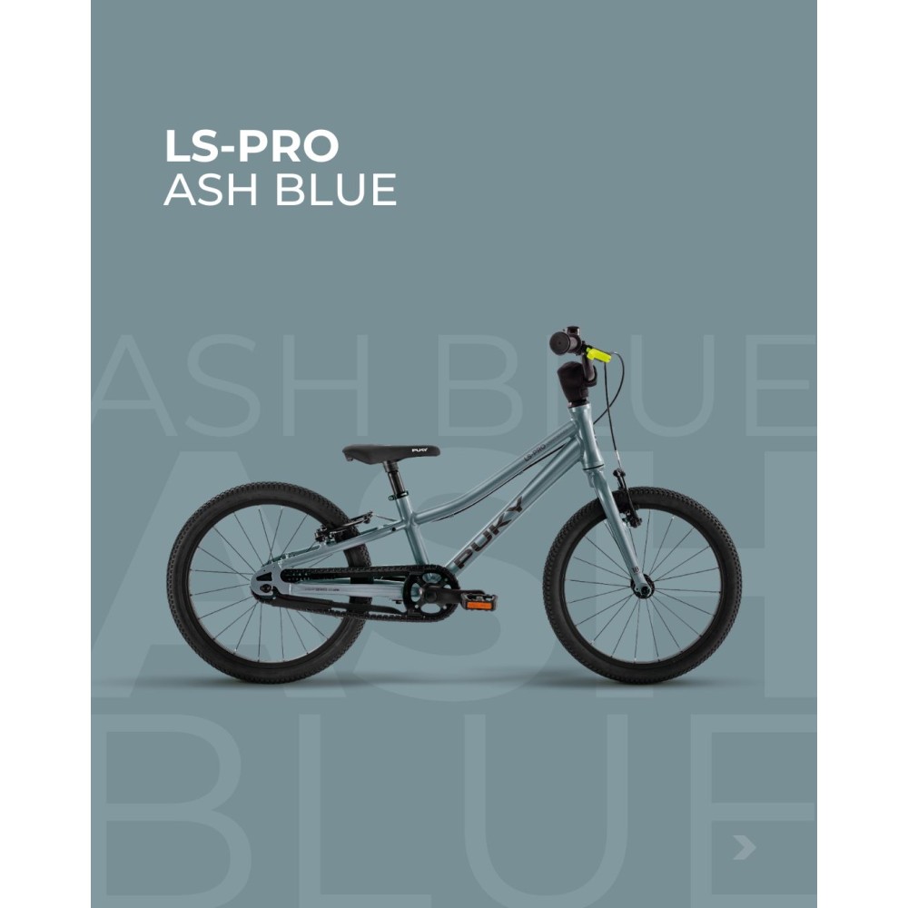 Puky LS-PRO 16 - lekki rower dla dziecka (3+ lata / 100-120 cm), koła 16 cali • Ash Blue