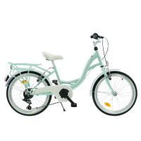 Kands Diana 6-SPEED 20“ - rower dla dziecka (6–9 lat / 115–145 cm), koła 20 cali • Miętowy