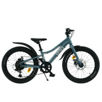 Kands Nico 20“  - rower dla dziecka (5–8 lat / 115–135 cm), niska rama 10 cali, lekki aluminiowy, koła 20 cali • Błękitny mat