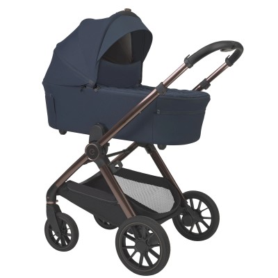 Espiro Code - wózek dziecięcy 2w1 z gondolą składaną na płasko a spacerówka automatycznie  • 103 Elegant Navy