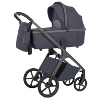 Carrello Vector CRL-6550 - легка дитяча коляска 2в1 з регулюванням висоти люльки та прогулянкового сидіння • Plum Grey Carrello Vector CRL-6550 - легка дитяча коляска 2в1 з регулюванням висоти люльки та прогулянкового сидіння • Plum Grey