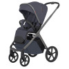 Carrello Vector CRL-6550 - легка дитяча коляска 2в1 з регулюванням висоти люльки та прогулянкового сидіння • Plum Grey