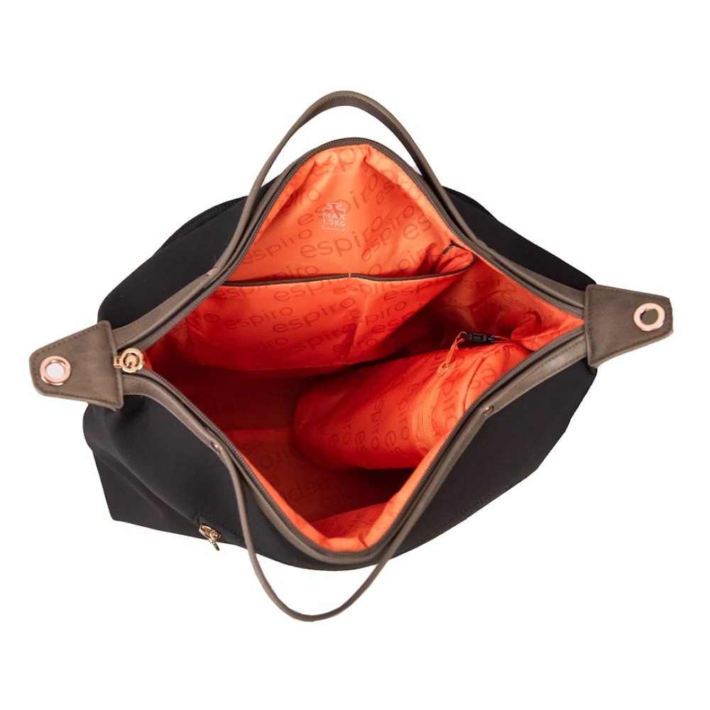 Espiro Miloo 2.0 - wielofunkcyjny wózek dziecięcy 2w1 • 310 Diamond Black