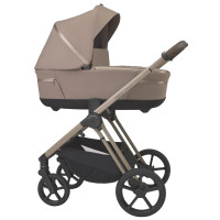 Espiro Miloo 2.0 - дитяча коляска 2в1, всесезонний візок від народження • 319 Perfect Beige