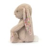 Jellycat – kóliczek beżowy „Petal” z kwiecistymi uszami 31cm