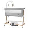 Carrello Bloom CRL-10304 - łóżeczko dostawne z elektronicznym systemem kołysania • Anchor Grey Wooden