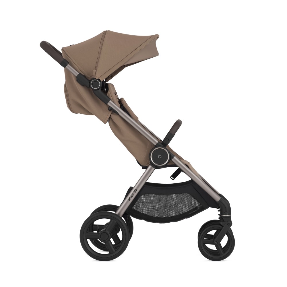 Anex iQ Premium - lekki wózek 2w1 z opcją spacerówki do samolotu, z nową transformacją • Buff