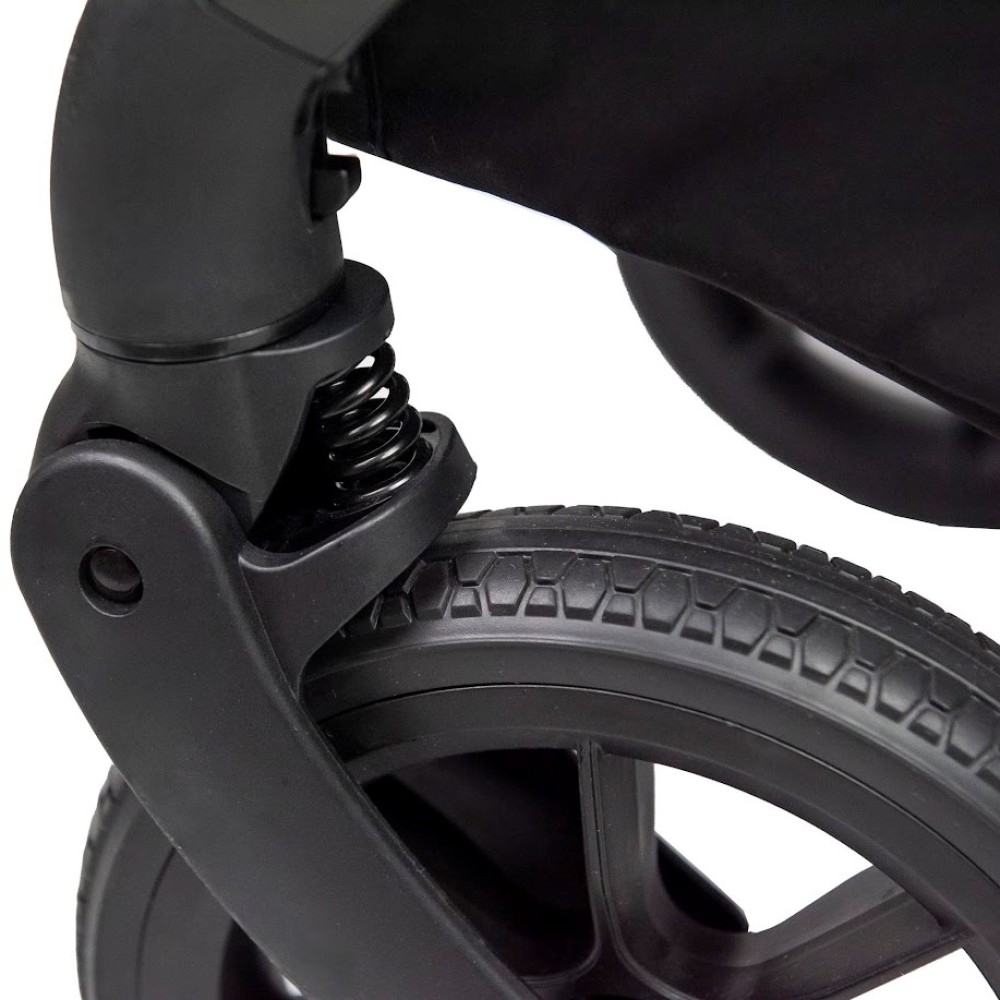 Espiro Clodi - легкий дитячий візок 2в1, великі колеса, телескопічна ручка, потрійна вентиляція люльки • 09 Stylish Beige