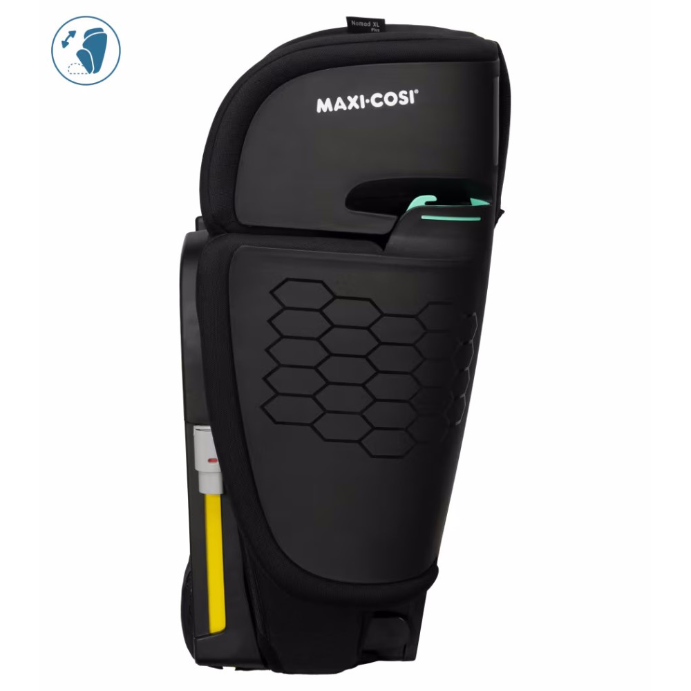 Maxi Cosi Nomad XL Plus - składany, lekki fotelik samochodowy (15mc - 12lat / 76 - 150cm / 9 - 36kg) • Authentic Black