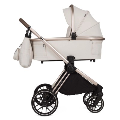 Adamex Spark - дитяча коляска 2в1, люлька складається, телескопічна ручка для батьків  • 1 Champagne Vanilla