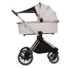 Adamex Spark - wózek dziecięcy 2w1, miękka gondola, teleskopowa rączka dla rodziców • 1 Champagne Vanilla