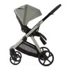 Adamex Sigma Natura - дитяча коляска 2в1, панорамна вентиляція в люльці, сонцезахисна бленда у комплекті, телескопічна ручка • Salvia