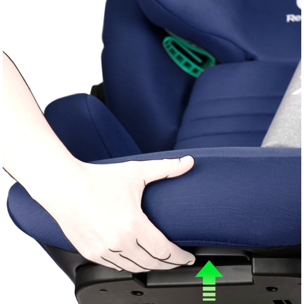 Renolux Eliseo - fotelik samochodowy z funkcją odchylania (ok. 3,5–12 lat / 100 - 150cm) • Ocean