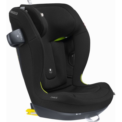 Swandoo Charlie - дитяче автокрісло i-Size (3,5-12роки / 100-150см) • Bold Black