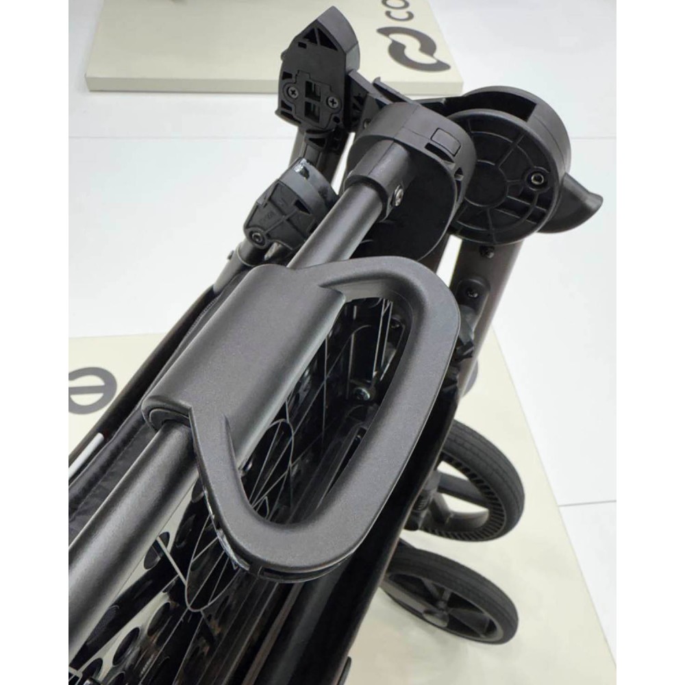 Carrello Bravo Lite Deluxe CRL-5529 - прогулянкова коляска з підсвіткою, всесезонний візок, телескопічне регулювання ручки, великі колеса, захист від сповзання, зручно складається • Midnight Blue