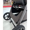 Carrello Bravo Lite Deluxe CRL-5529 - прогулянкова коляска з підсвіткою, всесезонний візок, телескопічне регулювання ручки, великі колеса, захист від сповзання, зручно складається • Oak Beige