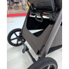 Carrello Bravo Lite Deluxe CRL-5529 - прогулянкова коляска з підсвіткою, всесезонний візок, телескопічне регулювання ручки, великі колеса, захист від сповзання, зручно складається • Supreme Brown