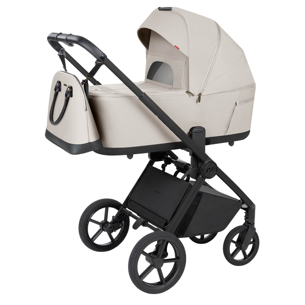 Carrello Ultra F - wózek uniwersalny 2w1 ze składaną gondolą • Milk Grey Carrello Ultra F - wózek uniwersalny 2w1 ze składaną gondolą • Milk Grey