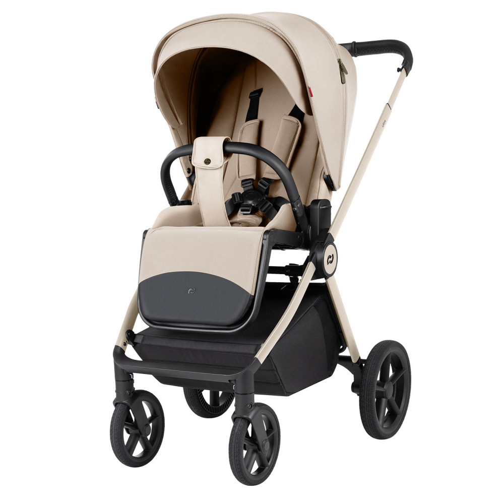 Carrello Ultra F - wózek uniwersalny 2w1 ze składaną gondolą • Polar Beige