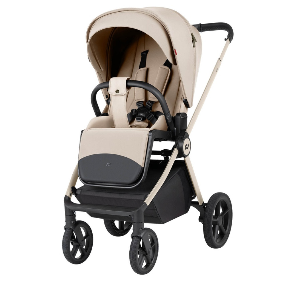Carrello Ultra F CRL-6557 - дитяча коляска 2в1 зі складною люлькою • Polar Beige