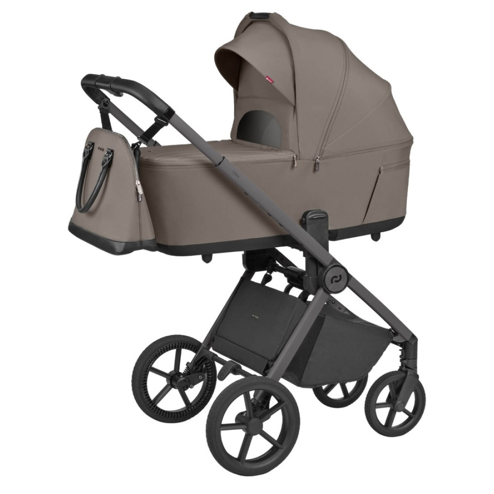 Carrello Ultra F CRL-6557 - дитяча коляска 2в1 зі складною люлькою • Sugar Brown