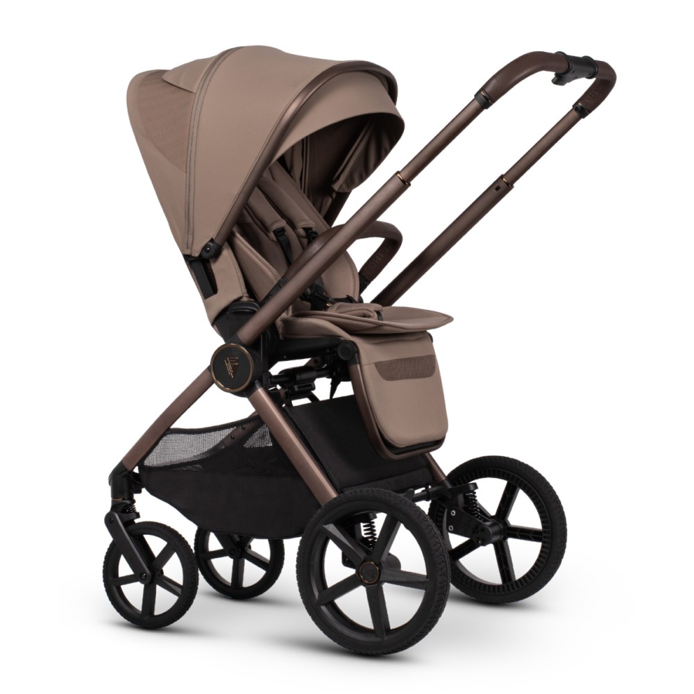 Venicci Upline 3 - дитяча коляска 2в1 зі складною люлькою • Sand