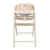 Carrello Tenero CRL-9507 - krzesełko do karmienia 3w1, leżaczek • Olympus Biege Wooden