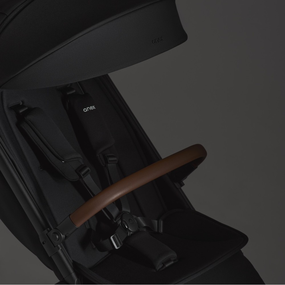 Anex Air-Q - легка дитяча коляска 2в1, компактний візок для подорожей, люлька складається разом із рамою до розміру ручної поклажі • Muna