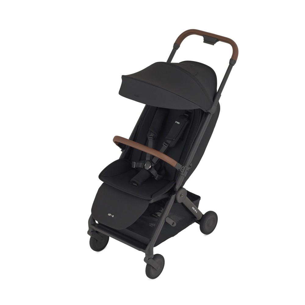 Anex Air-Q - легка дитяча коляска 2в1, компактний візок для подорожей, люлька складається разом із рамою до розміру ручної поклажі • Muna