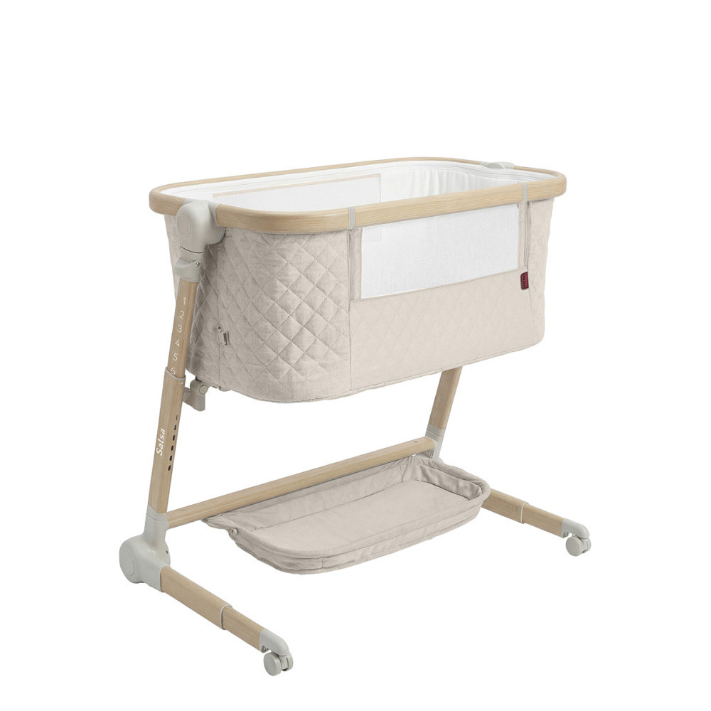 Carrello Salsa CRL-16507 - łóżeczko dostawne z elektronicznym systemem kołysania • Cremio Beige