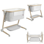 Carrello Salsa CRL-16507 - łóżeczko dostawne z elektronicznym systemem kołysania • Velora Grey