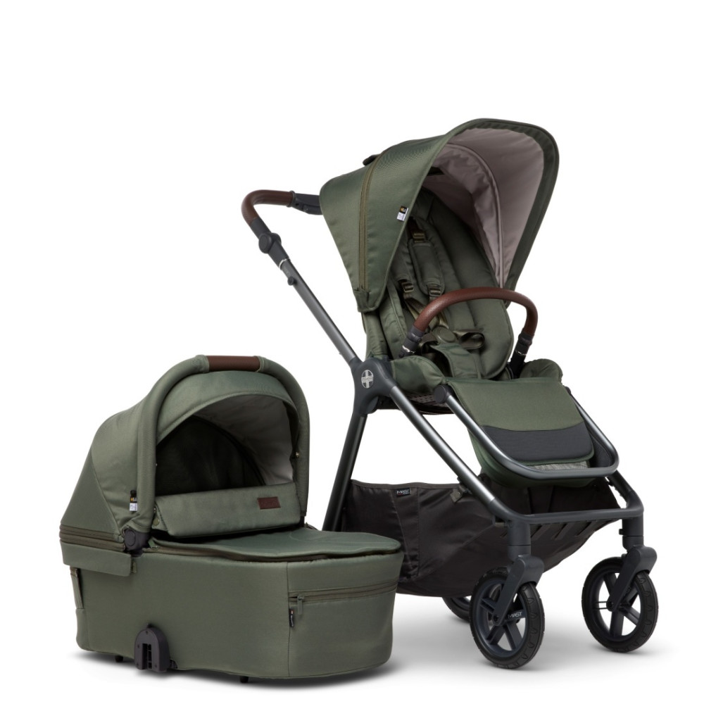 Mast M5x - дитяча коляска 2в1 з великими колесами • Green