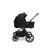 Muuvo Fold - wózek dziecięcy 2w1 z gondolą składaną razem ze stelażem • Classic Black