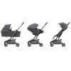 Maxi Cosi Fame Cabin - прогулянкова коляска преміум, візок з підсвічуванням, для подорожей, вбудований пауербанк • Moon Graphite