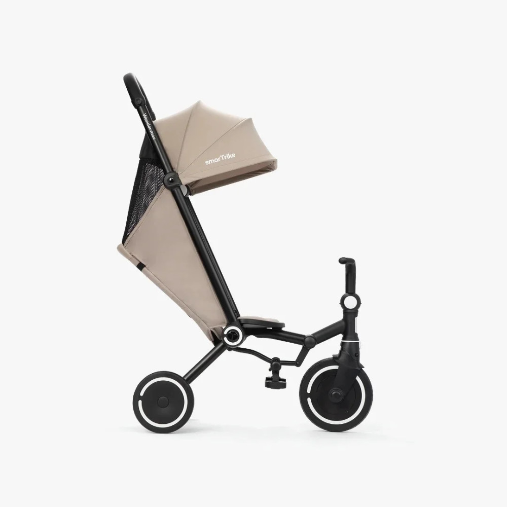 smarTrike Wonder MAX - rowerek z funkcją wózka, premium rowerek-wózek 3w1 • Beżowy