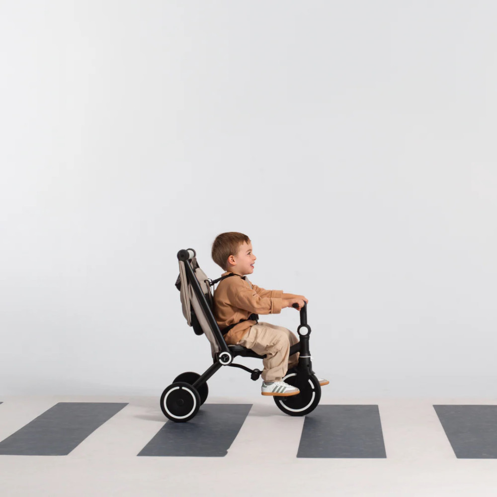 smarTrike Wonder MAX - rowerek z funkcją wózka, premium rowerek-wózek 3w1 • Beżowy