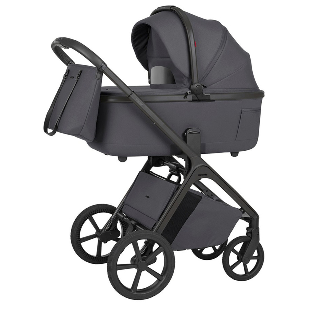 Carrello Vector F CRL-6700 - wózek uniwersalny 2w1 ze składaną gondolą • Ample Grey