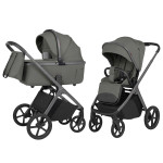 Carrello Vector F CRL-6700 - wózek uniwersalny 2w1 ze składaną gondolą • Calm Green