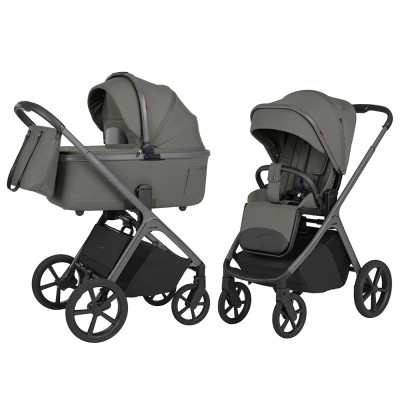 Carrello Vector F CRL-6700 - wózek uniwersalny 2w1 ze składaną gondolą • Calm Green