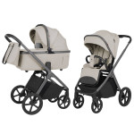 Carrello Vector F CRL-6700 - wózek uniwersalny 2w1 ze składaną gondolą • Zephyr Beige