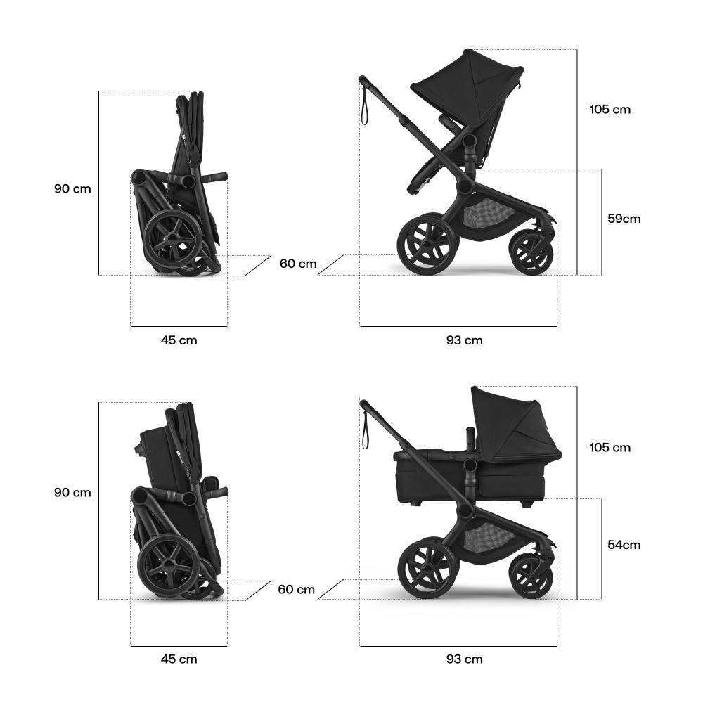 Bugaboo Fox 5 Renew wózek 2w1 • Dark Cherry Bugaboo Fox 5 Renew wózek 2w1 • Dark Cherry