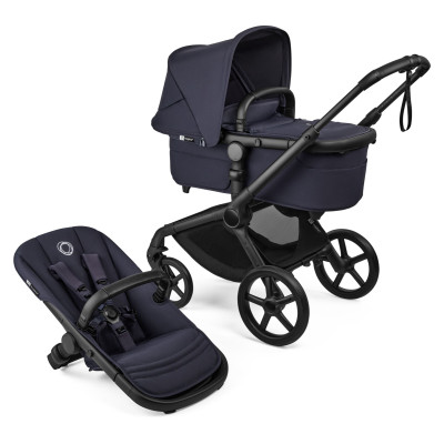 Bugaboo Fox 5 Renew - premium wózek 2w1 na każdy teren, zaawansowana amortyzacja, obsługa jedną ręką, tkaniny z recyklingu • Deep Indigo