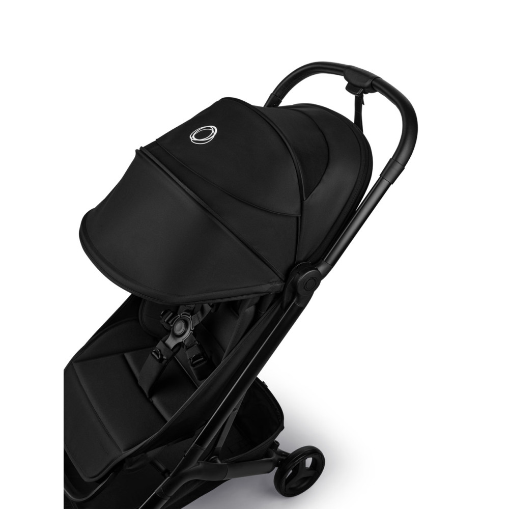 Bugaboo Butterfly 2 - ultrakompaktowy wózek spacerowy do podróży, składanie w sekundę, bagaż podręczny, waga 7,3 kg • Heritage Black
