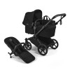 Bugaboo Donkey 6 Mono - premium wózek 2w1 na każdy teren, powiększony kosz do 15 kg, rozbudowa do wersji dla dwojga, obsługa jedną ręką • Heritage Black