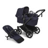 Bugaboo Donkey 6 Mono - premium wózek 2w1 na każdy teren, powiększony kosz do 15 kg, rozbudowa do wersji dla dwojga, obsługa jedną ręką • Deep Indigo