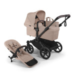 Bugaboo Donkey 6 Mono - premium wózek 2w1 na każdy teren, powiększony kosz do 15 kg, rozbudowa do wersji dla dwojga, obsługa jedną ręką • Desert Taupe Melange