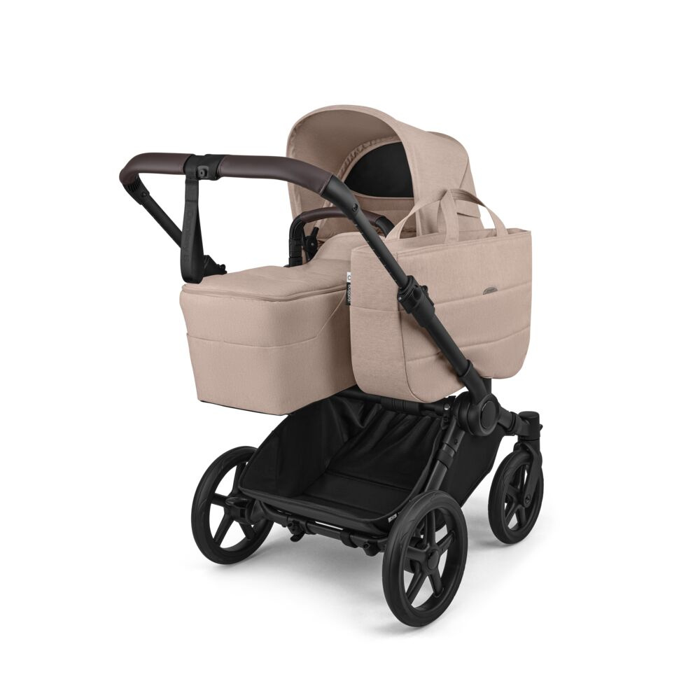 Bugaboo Donkey 6 Mono - premium wózek 2w1 na każdy teren, powiększony kosz do 15 kg, rozbudowa do wersji dla dwojga, obsługa jedną ręką • Desert Taupe Melange