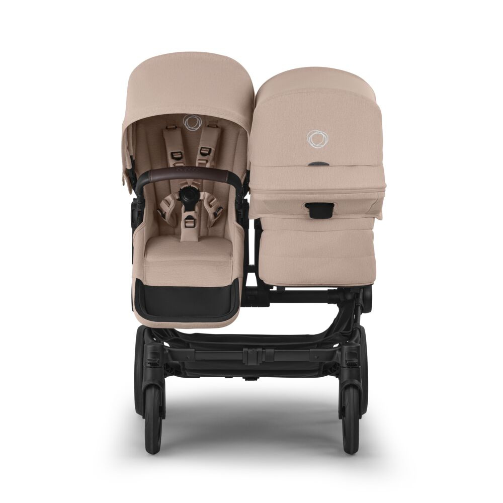 Bugaboo Donkey 6 Mono - premium wózek 2w1 na każdy teren, powiększony kosz do 15 kg, rozbudowa do wersji dla dwojga, obsługa jedną ręką • Desert Taupe Melange