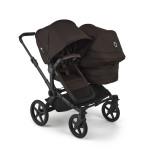 Bugaboo Donkey 6 Duo - premium wózek dla dwojga, rodzeństwo rok po roku lub bliźnięta obok siebie, tylko 74 cm szerokości, powiększony kosz do 15 kg • Cocoa Brown Bugaboo Donkey 6 Duo - premium wózek dla dwojga, rodzeństwo rok po roku lub bliźnięta obok siebie, tylko 74 cm szerokości, powiększony kosz do 15 kg • Cocoa Brown